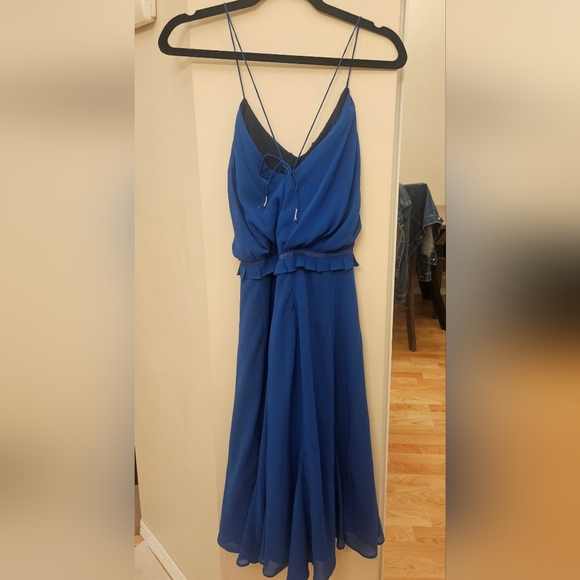 Club Monaco Blue Dress Size 6 - Picture 2 of 7